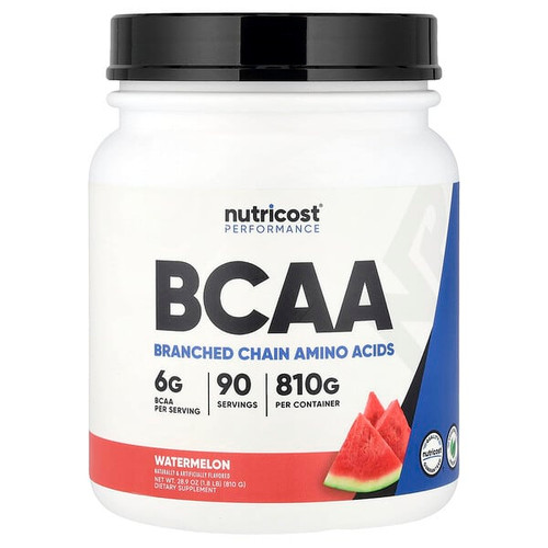 <img alt="Nutricost, Performance, BCAA, Watermelon, 1.8 lb (810 g)" title="Nutricost, Performance, BCAA, Watermelon, 1.8 lb (810 g),857077008022"