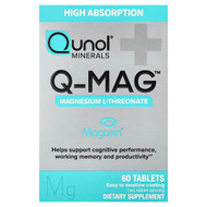 <img alt="Qunol, Q-MAG, Magnesium L-Threonate, 60 Tablets (72 mg per Tablet)" title="Qunol, Q-MAG, Magnesium L-Threonate, 60 Tablets (72 mg per Tablet),850184008503"