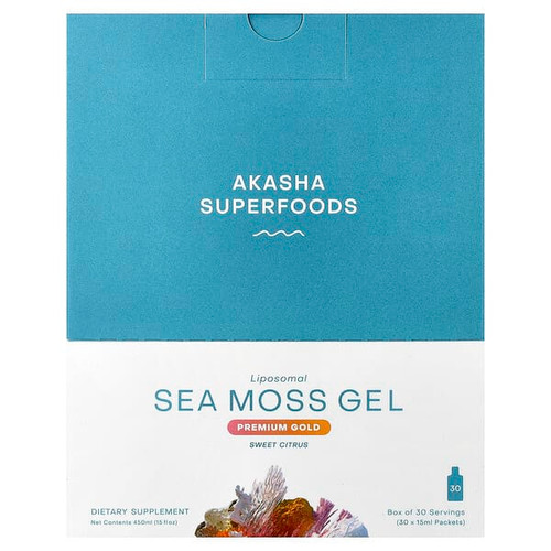 <img alt="Akasha Superfoods, Liposomal Sea Moss Gel, Sweet Citrus, 30 Packets, 0.5 fl oz (15 ml) Each" title="Akasha Superfoods, Liposomal Sea Moss Gel, Sweet Citrus, 30 Packets, 0.5 fl oz (15 ml) Each,860009183544"