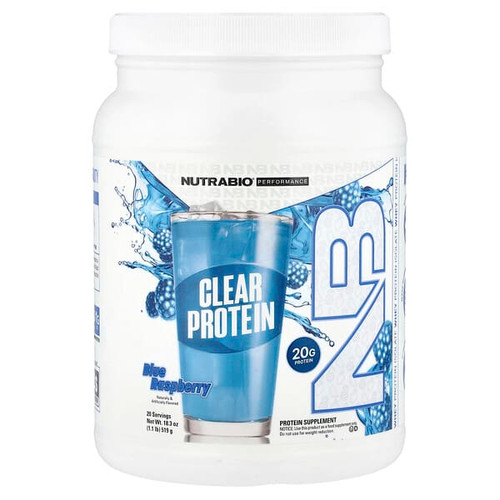 <img alt="NutraBio, Performance, Clear Protein, Blue Raspberry, 1.1 lb (519 g)" title="NutraBio, Performance, Clear Protein, Blue Raspberry, 1.1 lb (519 g),644908213652"