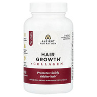 <img alt="Ancient Nutrition, Hair Growth + Collagen, 60 Capsules" title="Ancient Nutrition, Hair Growth + Collagen, 60 Capsules,816401028549"