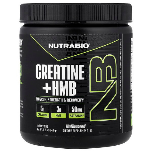 <img alt="NutraBio, Creatine + HMB, Unflavored, 8.5 oz (243 g)" title="NutraBio, Creatine + HMB, Unflavored, 8.5 oz (243 g),649908220235"