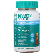 <img alt="SmartyPants, Prenatal Zero Sugar, Multi & Omegas Gummies, Lemon, 90 Gummies" title="SmartyPants, Prenatal Zero Sugar, Multi & Omegas Gummies, Lemon, 90 Gummies,817053024538"