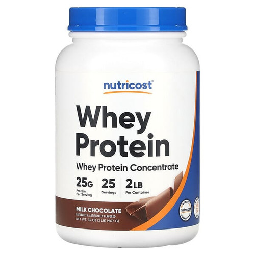 <img alt="Nutricost, Whey Protein Concentrate, Milk Chocolate, 2 lb (907 g)" title="Nutricost, Whey Protein Concentrate, Milk Chocolate, 2 lb (907 g),810014676098"