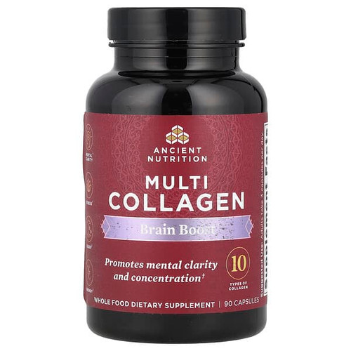 <img alt="Ancient Nutrition, Multi Collagen, Brain Boost, 90 Capsules" title="Ancient Nutrition, Multi Collagen, Brain Boost, 90 Capsules,816401026187"
