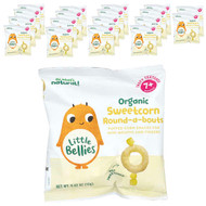<img alt="Little Bellies, Organic Sweetcorn Round-A-Bouts, 7+ Months, 18 Bags, 0.42 oz (12 g) Each" title="Little Bellies, Organic Sweetcorn Round-A-Bouts, 7+ Months, 18 Bags, 0.42 oz (12 g) Each,810024401932"