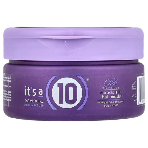 <img alt="Its a 10, Silk Express, Miracle Silk Hair Mask, 8 fl oz (240 ml)" title="Its a 10, Silk Express, Miracle Silk Hair Mask, 8 fl oz (240 ml),898571000716"