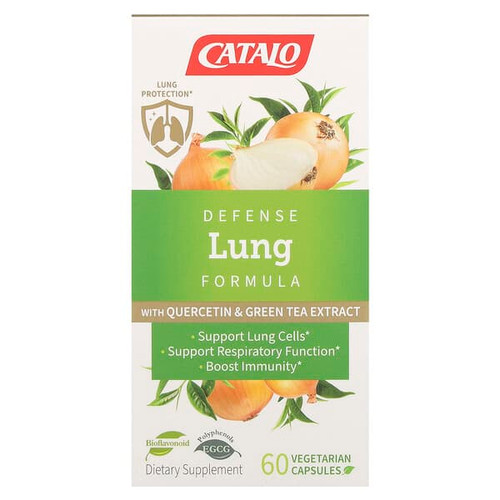 <img alt="CATALO, Defense Lung Formula with Quercetin & Green Tea Extract, 60 Vegetarian Capsules" title="CATALO, Defense Lung Formula with Quercetin & Green Tea Extract, 60 Vegetarian Capsules,810399028666"