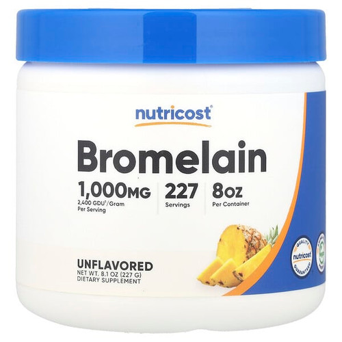 <img alt="Nutricost, Bromelain, Unflavored, 8.1 oz (227 g)" title="Nutricost, Bromelain, Unflavored, 8.1 oz (227 g),810139571469"