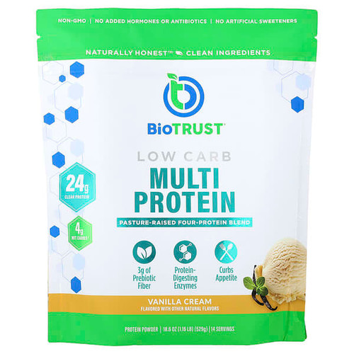 <img alt="BioTRUST, Low Carb, Multi Protein, Vanilla Cream, 1.16 lb (529 g)" title="BioTRUST, Low Carb, Multi Protein, Vanilla Cream, 1.16 lb (529 g),096802960192"