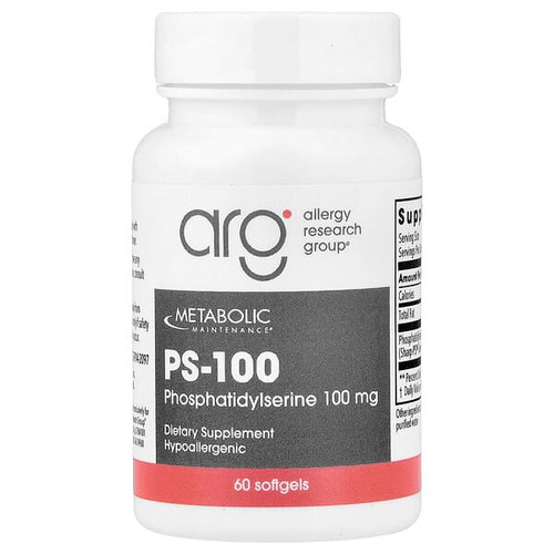 <img alt="Metabolic Maintenance, PS-100, 100 mg, 60 Softgels" title="Metabolic Maintenance, PS-100, 100 mg, 60 Softgels,838287006404"