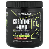 <img alt="NutraBio, Creatine + HMB, Paradise Punch, 11.4 oz (313 g)" title="NutraBio, Creatine + HMB, Paradise Punch, 11.4 oz (313 g),649908220259"