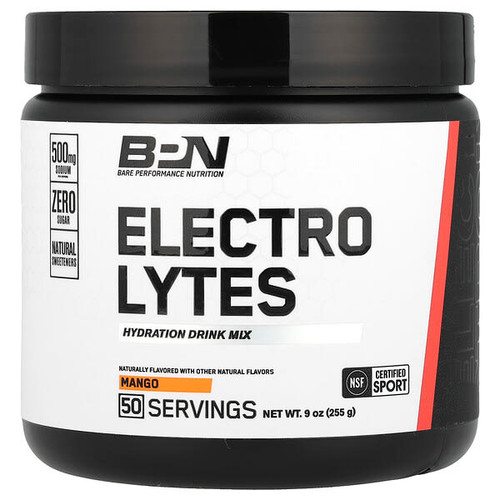 <img alt="BPN, Electrolytes, Hydration Drink Mix, Mango, 9 oz (255 g)" title="BPN, Electrolytes, Hydration Drink Mix, Mango, 9 oz (255 g),850055068131"