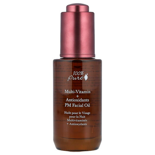 <img alt="100% PURE, Multi-Vitamin + Antioxidants PM Facial Oil, 1 fl oz (30 ml)" title="100% PURE, Multi-Vitamin + Antioxidants PM Facial Oil, 1 fl oz (30 ml),843585106541"