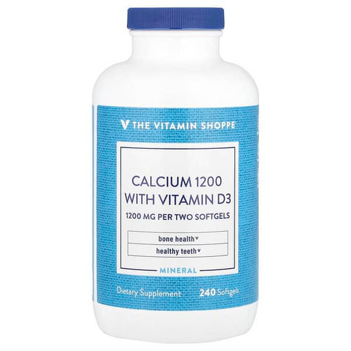 <img alt="The Vitamin Shoppe, Calcium1200 With Vitamin D3, 240 Softgels" title="The Vitamin Shoppe, Calcium1200 With Vitamin D3, 240 Softgels,766536023561"