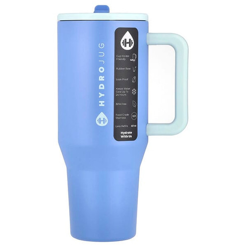 <img alt="HydroJug, Traveler Tumbler, Riptide, 40 oz" title="HydroJug, Traveler Tumbler, Riptide, 40 oz,810140551801"