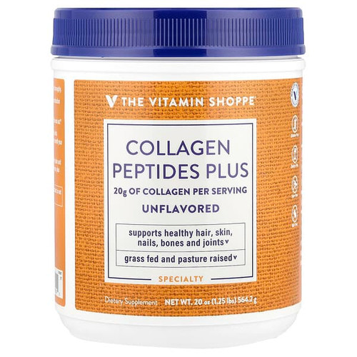 <img alt="The Vitamin Shoppe, Collagen Peptides Plus, Unflavored, 20 oz (564.2 g)" title="The Vitamin Shoppe, Collagen Peptides Plus, Unflavored, 20 oz (564.2 g),766536039142"