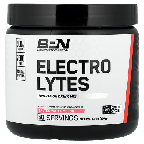 <img alt="BPN, Electrolytes, Hydration Drink Mix, Salted Watermelon, 9.5 oz (270 g)" title="BPN, Electrolytes, Hydration Drink Mix, Salted Watermelon, 9.5 oz (270 g),856622004250"