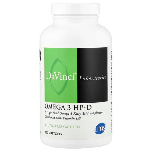 <img alt="DaVinci Laboratories, Omega 3 HP-D, 120 Softgels" title="DaVinci Laboratories, Omega 3 HP-D, 120 Softgels,026664249616"