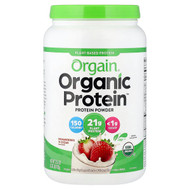 <img alt="Orgain, Organic Protein Powder, Plant-Based, Strawberries N Cream, 2.03 lbs (920 g)" title="Orgain, Organic Protein Powder, Plant-Based, Strawberries N Cream, 2.03 lbs (920 g),851770007825"
