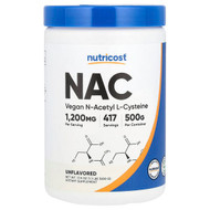 <img alt="Nutricost, NAC, Unflavored, 17.9 oz (500 g)" title="Nutricost, NAC, Unflavored, 17.9 oz (500 g),810139572466"