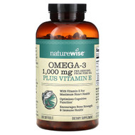 <img alt="NatureWise, Omega-3 Plus Vitamin E, 360 Softgels" title="NatureWise, Omega-3 Plus Vitamin E, 360 Softgels,855724007657"