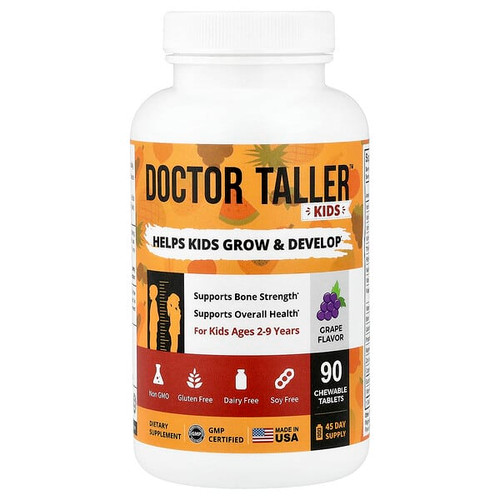 <img alt="NuBest, Doctor Taller, For Kids Ages 2-9 Years, Grape, 90 Chewable Tablets" title="NuBest, Doctor Taller, For Kids Ages 2-9 Years, Grape, 90 Chewable Tablets,850011016206"