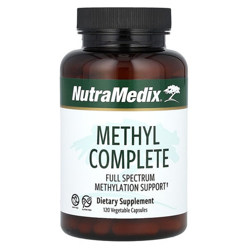 <img alt="NutraMedix, Methyl Complete, 120 Vegetable Capsules" title="NutraMedix, Methyl Complete, 120 Vegetable Capsules,728650054081"