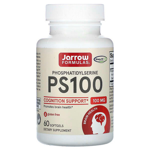 <img alt="Jarrow Formulas, PS100, Phosphatidylserine, 100 mg, 60 Softgels" title="Jarrow Formulas, PS100, Phosphatidylserine, 100 mg, 60 Softgels,790011160069"