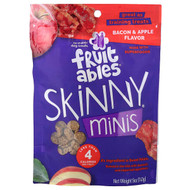<img alt="Fruitables, Skinny Minis, Dog Treats, Bacon & Apple, 5 oz (141 g)" title="Fruitables, Skinny Minis, Dog Treats, Bacon & Apple, 5 oz (141 g),049347003756"