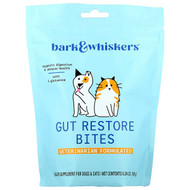 <img alt="Dr. Mercola, Bark & Whiskers, Gut Restore Bites, For Dogs & Cats, 6.34 oz (180 g)" title="Dr. Mercola, Bark & Whiskers, Gut Restore Bites, For Dogs & Cats, 6.34 oz (180 g),000518400132"