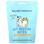 <img alt="Dr. Mercola, Bark & Whiskers, Gut Restore Bites, For Dogs & Cats, 6.34 oz (180 g)" title="Dr. Mercola, Bark & Whiskers, Gut Restore Bites, For Dogs & Cats, 6.34 oz (180 g),000518400132"