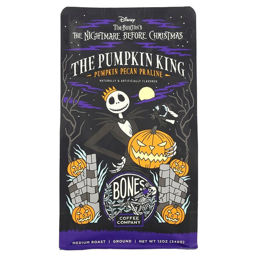<img alt="Bones Coffee Company, The Pumpkin King, Pumpkin Pecan Praline, Ground, Medium Roast, 12 oz (340 g)" title="Bones Coffee Company, The Pumpkin King, Pumpkin Pecan Praline, Ground, Medium Roast, 12 oz (340 g),013886030214"