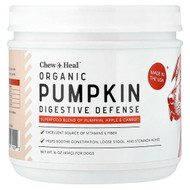 <img alt="Chew + Heal, Organic Pumpkin Digestive Defense, For Dogs, 16 oz (454 g)" title="Chew + Heal, Organic Pumpkin Digestive Defense, For Dogs, 16 oz (454 g),768990017933"
