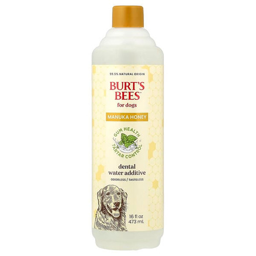 <img alt="Burts Bees, Dental Water Additive, For Dogs, Manuka Honey, 16 fl oz (473 ml)" title="Burts Bees, Dental Water Additive, For Dogs, Manuka Honey, 16 fl oz (473 ml),736211465252"