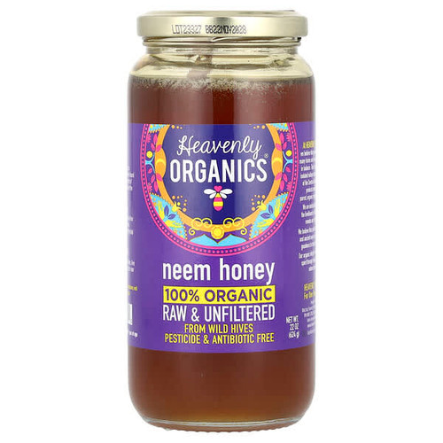 <img alt="Heavenly Organics, 100% Organic Neem Honey, Raw & Unfiltered, 22 oz (624 g)" title="Heavenly Organics, 100% Organic Neem Honey, Raw & Unfiltered, 22 oz (624 g),039442030146"