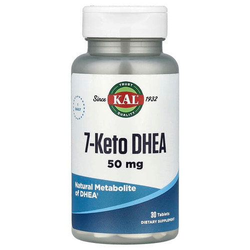 <img alt="KAL, 7-Keto DHEA, 50 mg, 30 Tablets" title="KAL, 7-Keto DHEA, 50 mg, 30 Tablets,653341040619"