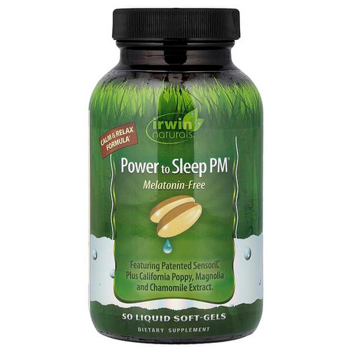 <img alt="Irwin Naturals, Power to Sleep PM, Melatonin-Free, 50 Liquid Soft-Gels" title="Irwin Naturals, Power to Sleep PM, Melatonin-Free, 50 Liquid Soft-Gels,892985000102"