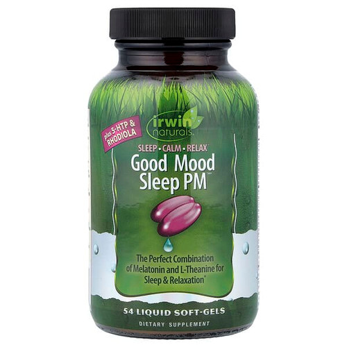 <img alt="Irwin Naturals, Good Mood Sleep PM, 54 Liquid Soft-Gels" title="Irwin Naturals, Good Mood Sleep PM, 54 Liquid Soft-Gels,892985000188"