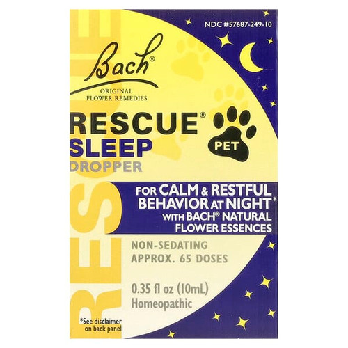 <img alt="Bach, Rescue Pet, Sleep Dropper, 0.35 fl oz (10 ml)" title="Bach, Rescue Pet, Sleep Dropper, 0.35 fl oz (10 ml),895749000752"