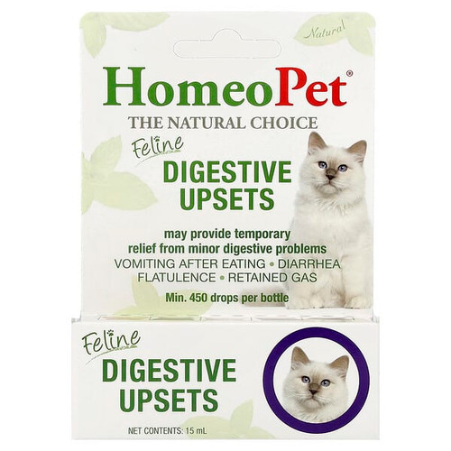 <img alt="HomeoPet, Feline Digestive Upsets, 15 ml" title="HomeoPet, Feline Digestive Upsets, 15 ml,013886030191"