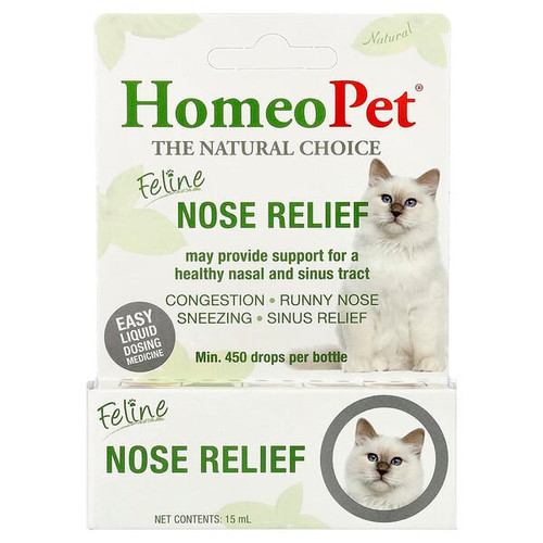 <img alt="HomeoPet, Feline Nose Relief, 15 ml" title="HomeoPet, Feline Nose Relief, 15 ml,737870165965"