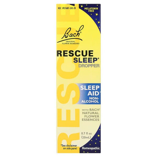 <img alt="Bach, Rescue Sleep Dropper, 0.7 fl oz (20 ml)" title="Bach, Rescue Sleep Dropper, 0.7 fl oz (20 ml),855571001754"