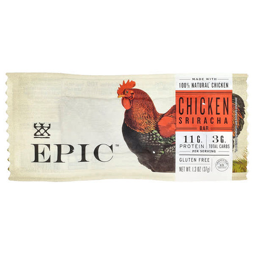 <img alt="Epic Bar, Chicken Bar, Sriracha, 1.3 oz (37 g)" title="Epic Bar, Chicken Bar, Sriracha, 1.3 oz (37 g),892985000621"