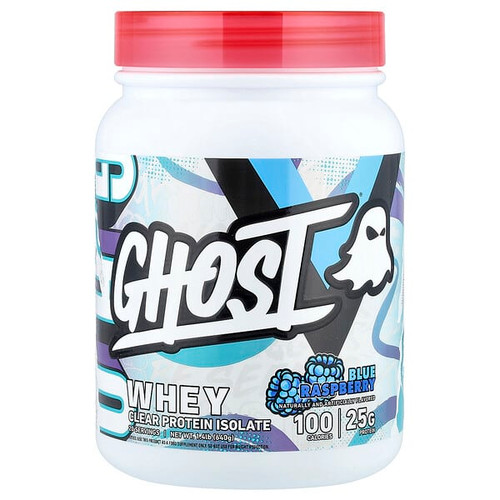 <img alt="Ghost, Whey, Clear Protein Isolate, Blue Raspberry, 1.4 lb (640 g)" title="Ghost, Whey, Clear Protein Isolate, Blue Raspberry, 1.4 lb (640 g),850020382194"