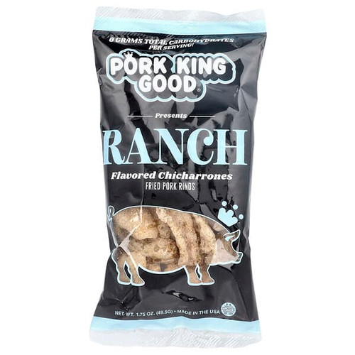 <img alt="Pork King Good, Flavored Chicharrones, Ranch, 1.75 oz (49.5 g)" title="Pork King Good, Flavored Chicharrones, Ranch, 1.75 oz (49.5 g),813349010551"