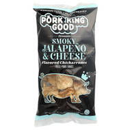 <img alt="Pork King Good, Flavored Chicharrones, Smoky Jalapeno & Cheese, 1.75 oz (49.5 g)" title="Pork King Good, Flavored Chicharrones, Smoky Jalapeno & Cheese, 1.75 oz (49.5 g),879452005143"