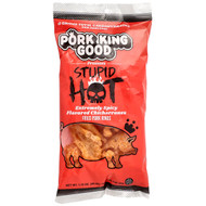 <img alt="Pork King Good, Flavored Chicharrones, Stupid Hot, Extremely Spicy, 1.75 oz (49.5 g)" title="Pork King Good, Flavored Chicharrones, Stupid Hot, Extremely Spicy, 1.75 oz (49.5 g),858562007414"