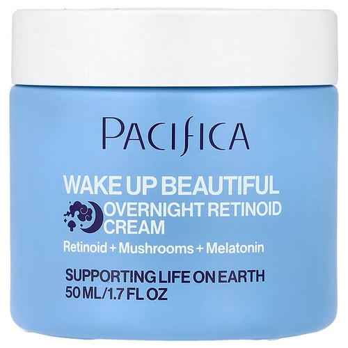 <img alt="Pacifica, Wake Up Beautiful, Overnight Retinoid Cream, 1.7 fl oz (50 ml)" title="Pacifica, Wake Up Beautiful, Overnight Retinoid Cream, 1.7 fl oz (50 ml),755571953346"