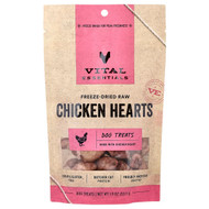 <img alt="Vital Essentials, Freeze-Dried Raw Dog Treats, Chicken Hearts, 1.9 oz (53.9 g)" title="Vital Essentials, Freeze-Dried Raw Dog Treats, Chicken Hearts, 1.9 oz (53.9 g),858492004224"
